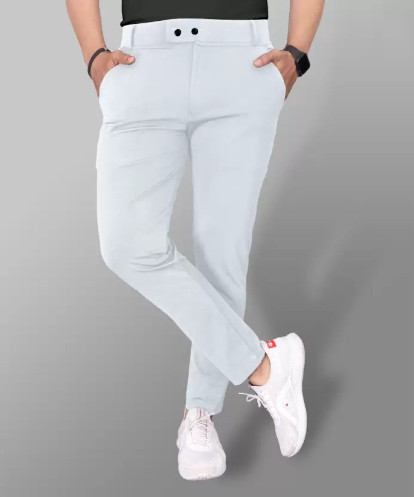 Fruzis Fashion Slim Fit Men Grey Trousers  Buy Fruzis Fashion Slim Fit Men  Grey Trousers Online at Best Prices in India  Flipkartcom