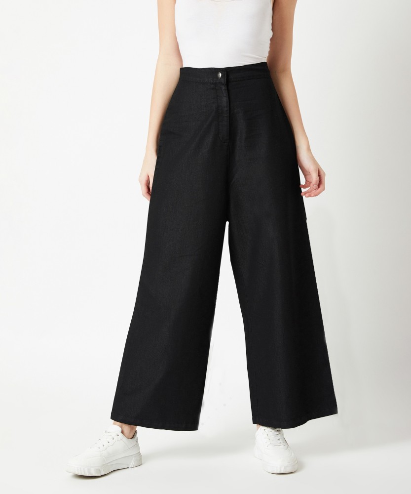 NEXT ONE Relaxed Women Black Trousers - Buy NEXT ONE Relaxed Women Black  Trousers Online at Best Prices in India