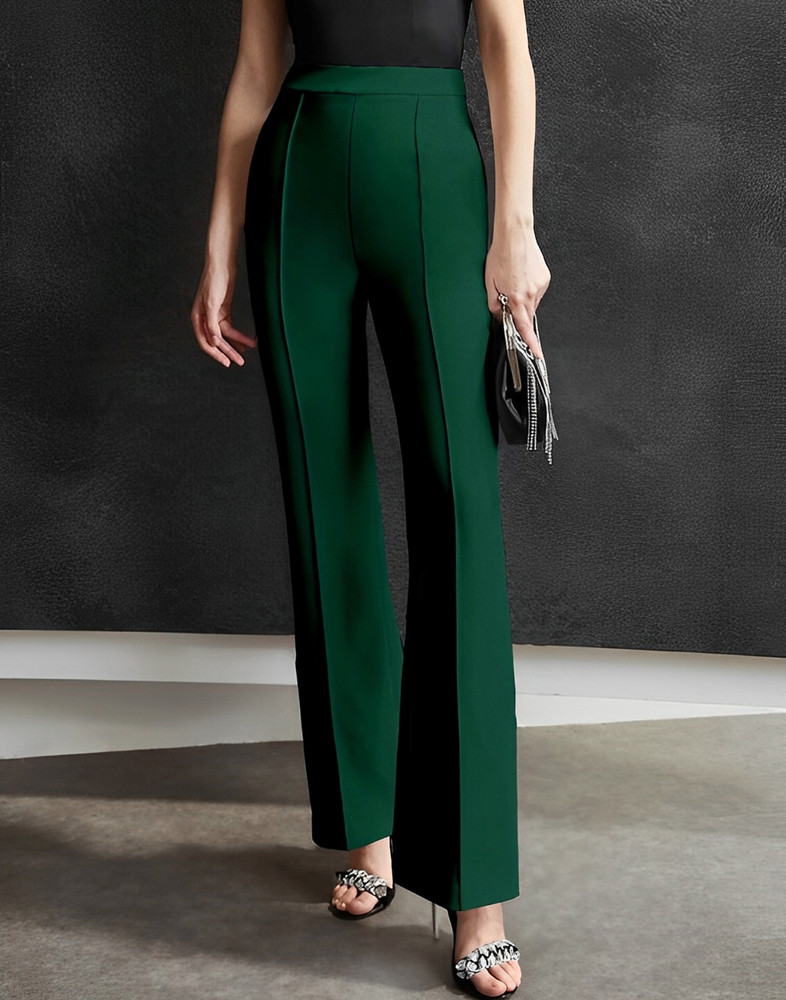 Green ladies trousers clearance