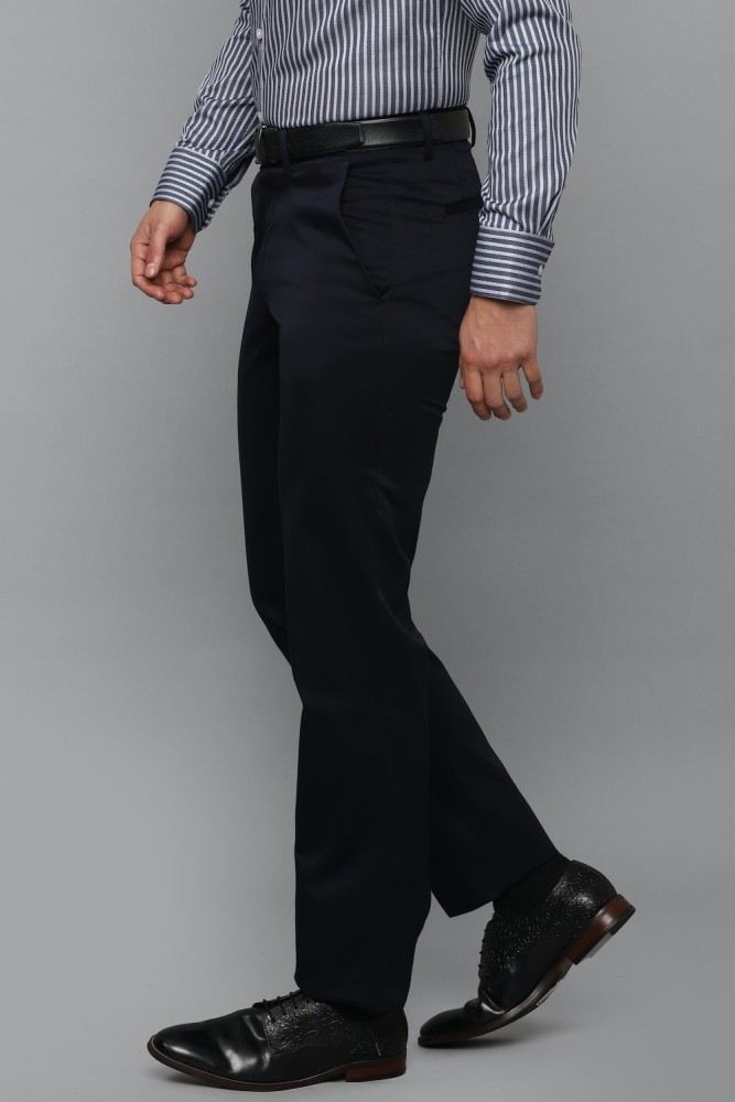 Buy Louis Philippe Black Trousers Online - 805374