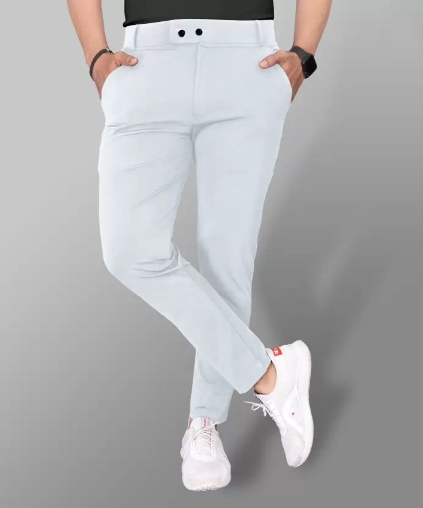 Hook i Slim Fit Men Grey Trousers  Buy Hook i Slim Fit Men Grey Trousers  Online at Best Prices in India  Flipkartcom