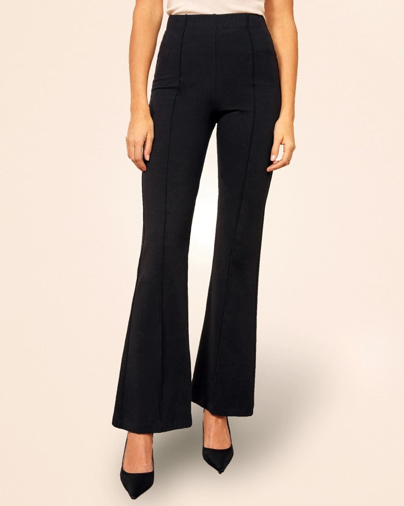 LEE TEX Regular Fit Women Black Trousers - Buy LEE TEX Regular Fit Women  Black Trousers Online at Best Prices in India