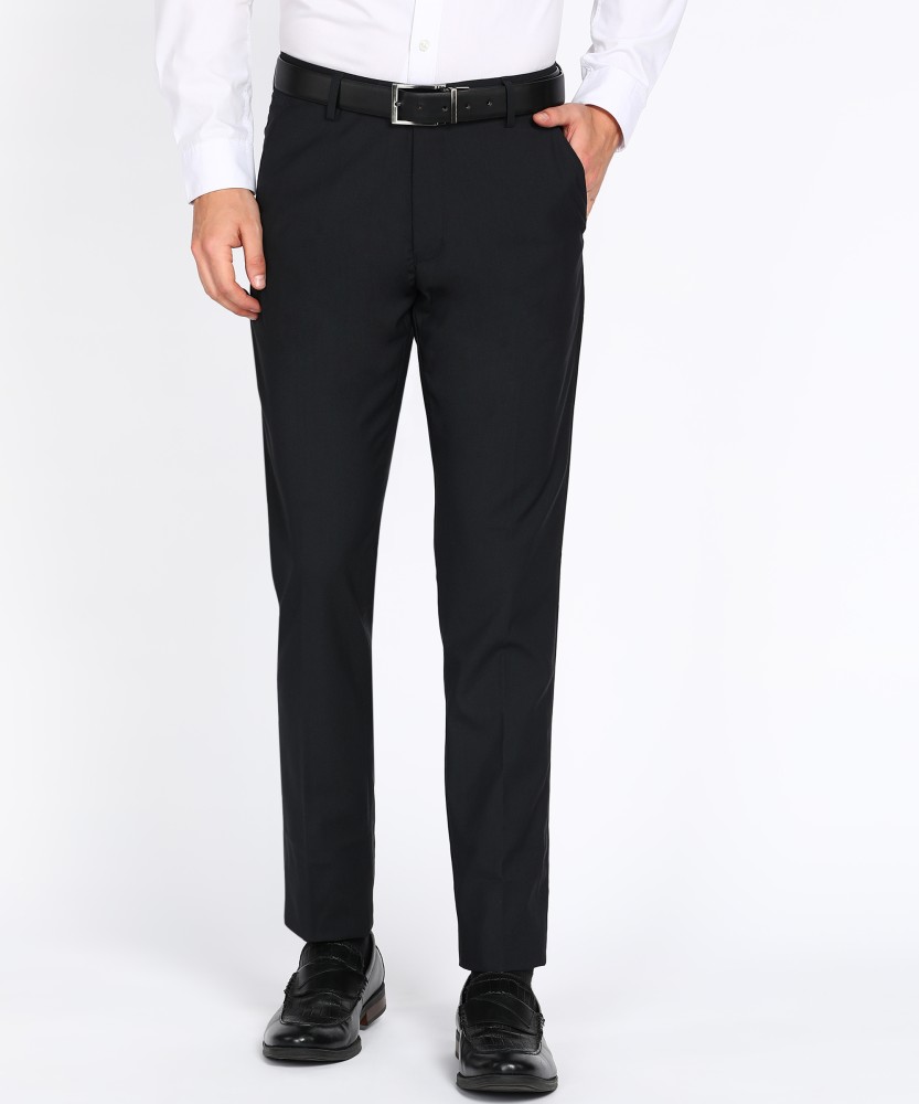 Buy Peter England Red Black Formal Trousers at Amazonin