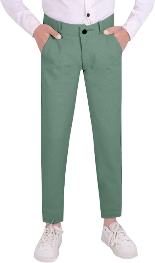 Buy Little Luxury Green Corduroy Baggy Pants For Boys Online  Aza Fashions