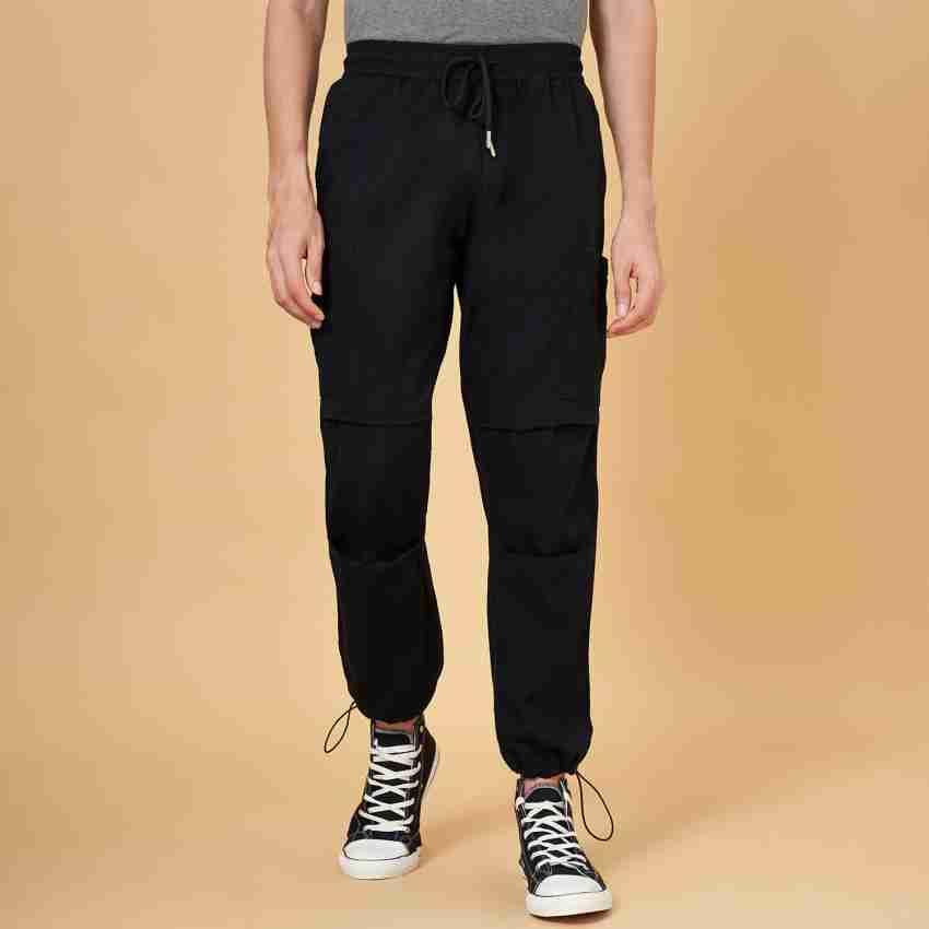 YU by Pantaloons Grey Cotton Regular Fit Joggers