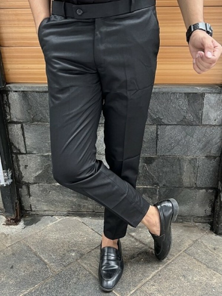 Emporio Armani Charcoal Dress Pants | Ignition For Men