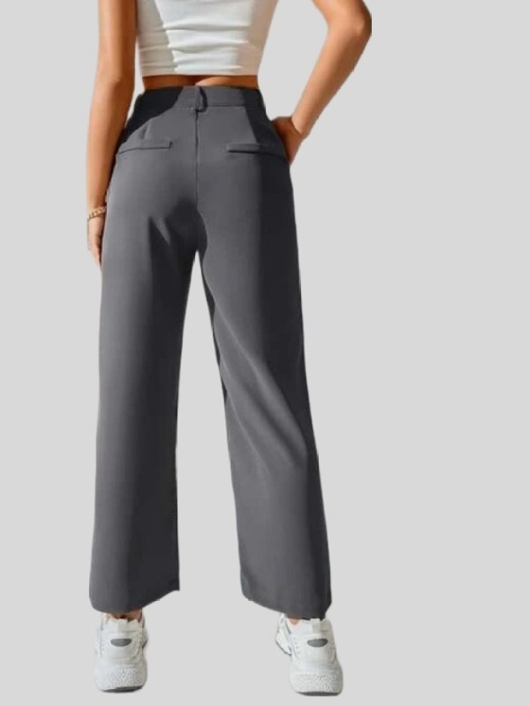 FNOCKS Regular Fit Women Beige Trousers - Buy FNOCKS Regular Fit Women  Beige Trousers Online at Best Prices in India