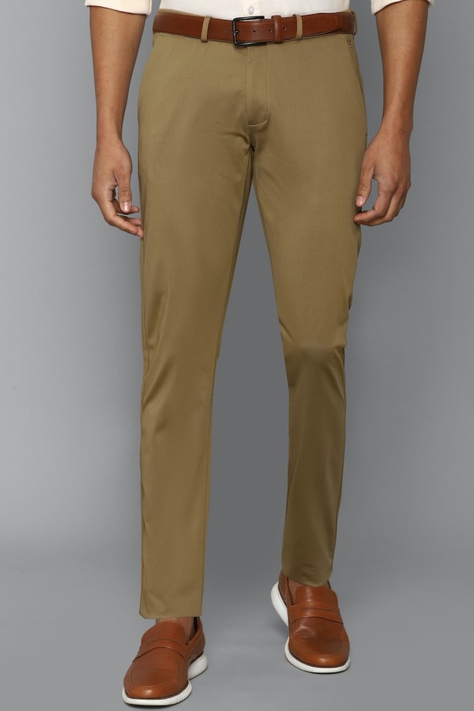 Allen Solly Slim Fit Men Brown Trousers  Buy Allen Solly Slim Fit Men  Brown Trousers Online at Best Prices in India  Flipkartcom