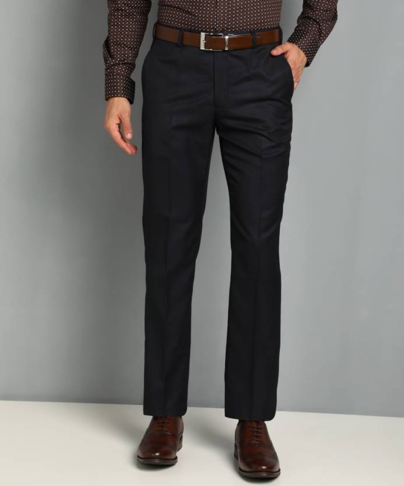 VAN HEUSEN Slim Fit Men Black Trousers  Buy VAN HEUSEN Slim Fit Men Black  Trousers Online at Best Prices in India  Flipkartcom