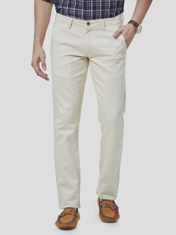 Arrow Sports Casual Trousers  Buy Arrow Sports Beige Pleated Cotton  Stretch Casual Trousers Online  Nykaa Fashion
