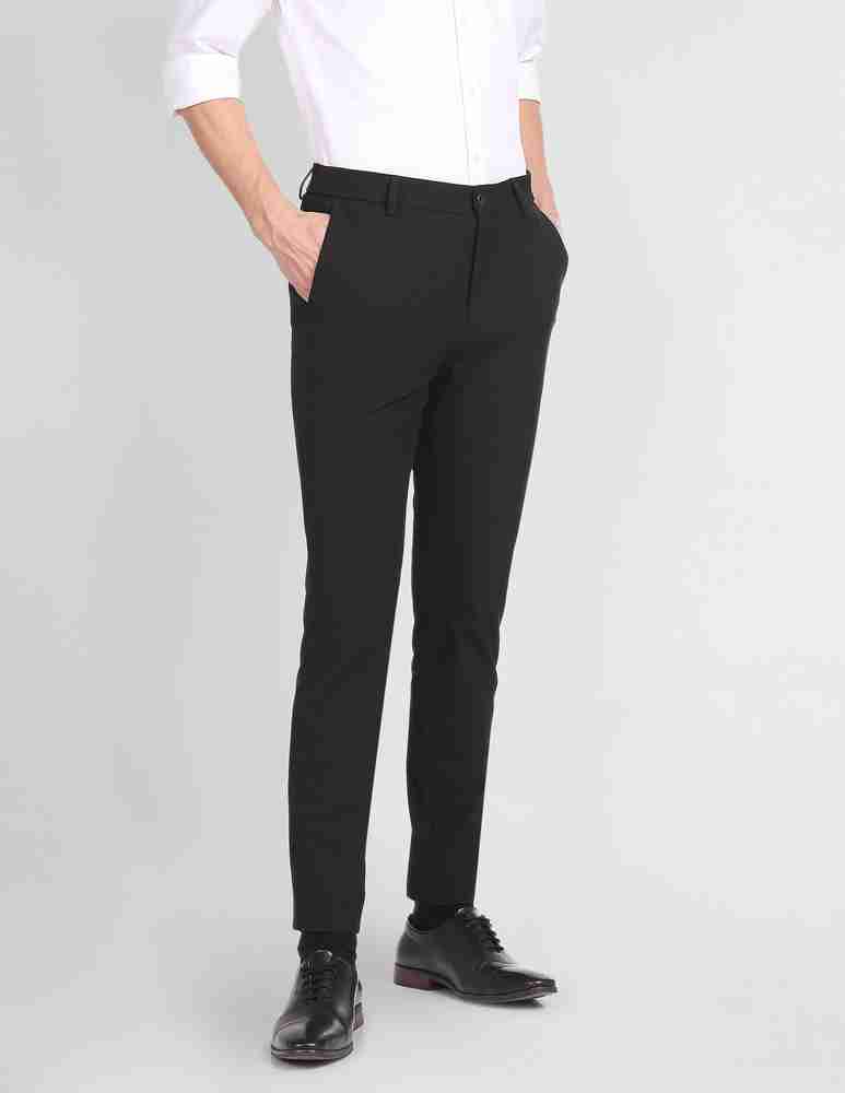 Arrow Newyork Slim Fit Men Black Trousers Buy Arrow Newyork Slim Fit Men Black Trousers Online at Best Prices in India Flipkart