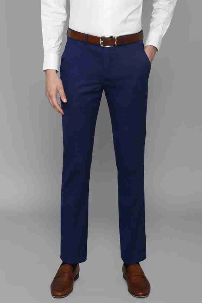 High Quality Louis Philippe Plated Cotton Trousers👖