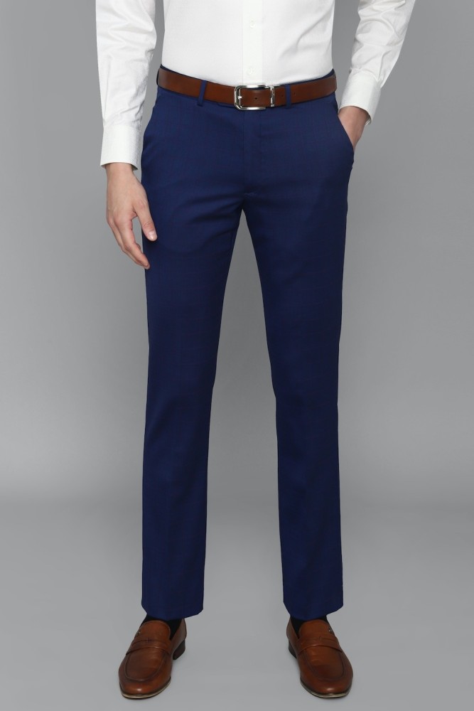 High Quality Louis Philippe Plated Cotton Trousers👖