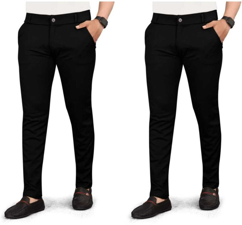 Harshit Point Slim Fit Men Black Black Trousers Buy Harshit Point Slim Fit Men Black Black Trousers Online at Best Prices in India Flipkart