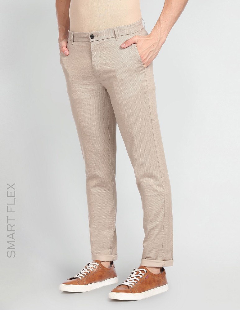 Buy Arrow Men Dark Navy Smart Fit Formal Trousers  Trousers for Men 319865   Myntra
