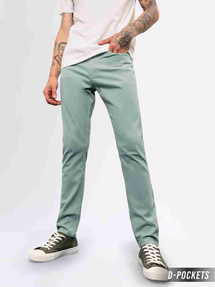 BeYoung Regular Fit Men Green Trousers - Buy BeYoung Regular Fit Men Green  Trousers Online at Best Prices in India