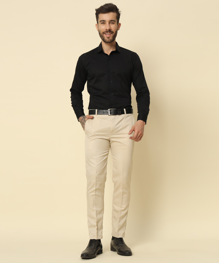 TDE Regular Fit Men Cream Trousers Buy TDE Regular Fit Men Cream Trousers Online at Best Prices in India Flipkart