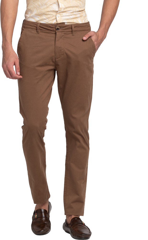 BEING HUMAN Slim Fit Men Beige Trousers - Buy BEING HUMAN Slim Fit Men  Beige Trousers Online at Best Prices in India | Flipkart.com