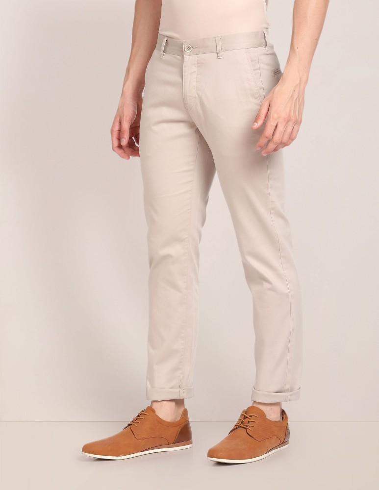 US POLO ASSN Men Khaki Flat Front Solid Casual Trousers Buy US POLO  ASSN Men Khaki Flat Front Solid Casual Trousers Online at Best Price in  India  NykaaMan