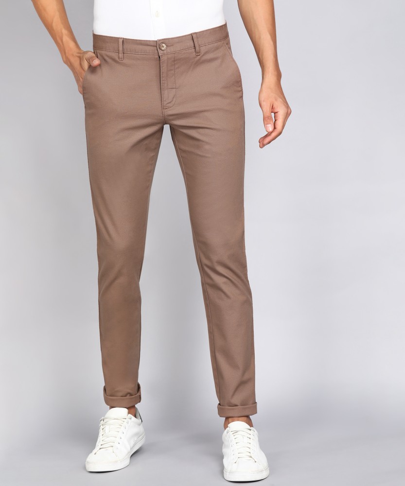 Louis Philippe Sport HOLIDAY Slim Fit Men Khaki Trousers - Buy Louis  Philippe Sport HOLIDAY Slim Fit Men Khaki Trousers Online at Best Prices in  India