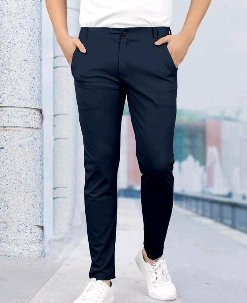 Slim Fit Mens Trousers - Buy Slim Fit Mens Trousers Online at Best Prices  in India