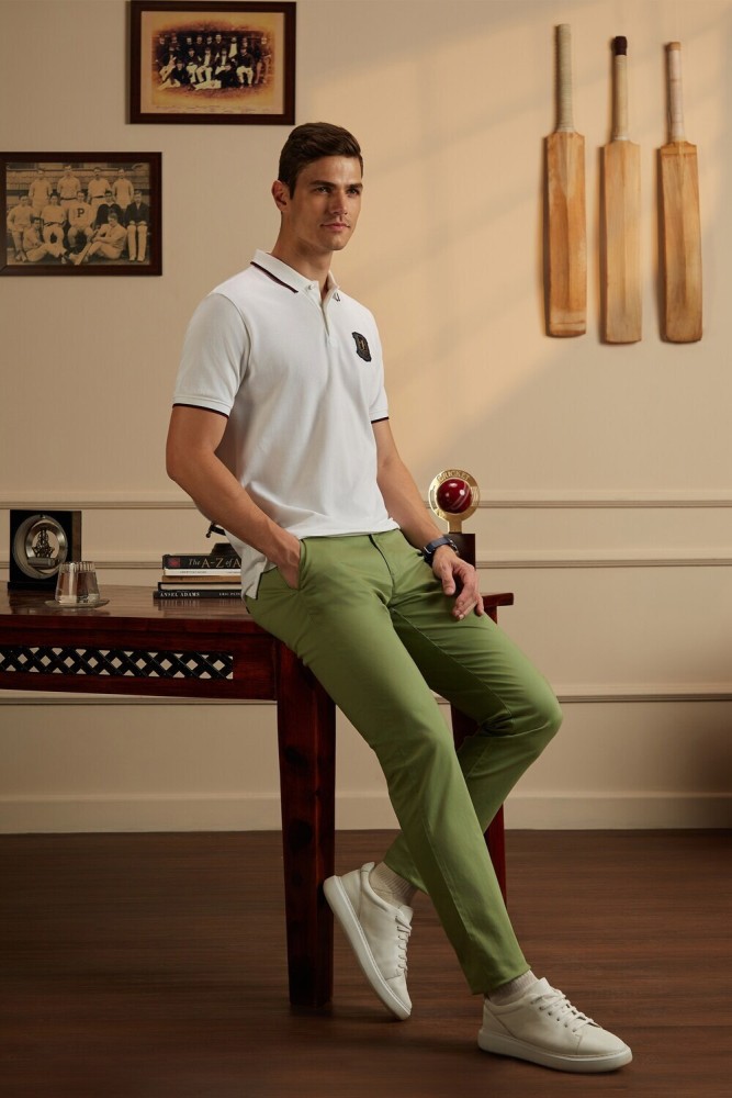 Green And Grey Men Striped Cricket Pant at Rs 170/piece in
