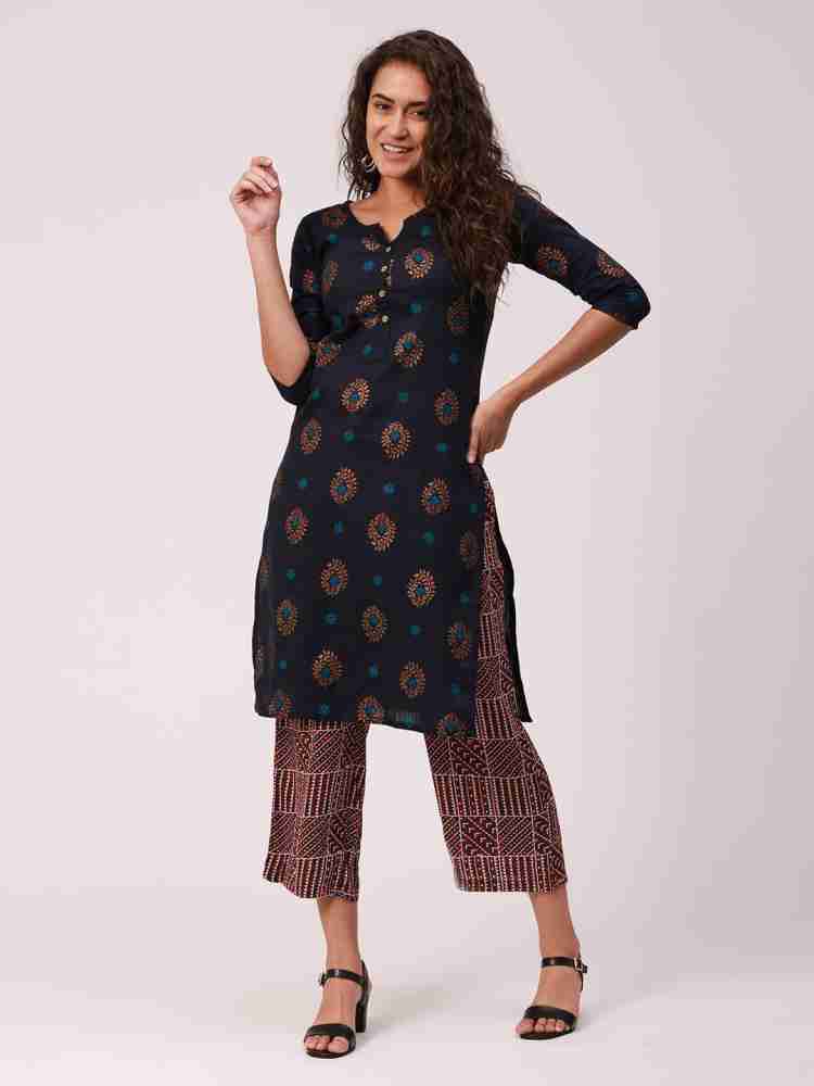 Buy online Solid Cotton Lycra Pants from Skirts, tapered pants & Palazzos  for Women by Valles365 By S.c. for ₹649 at 66% off