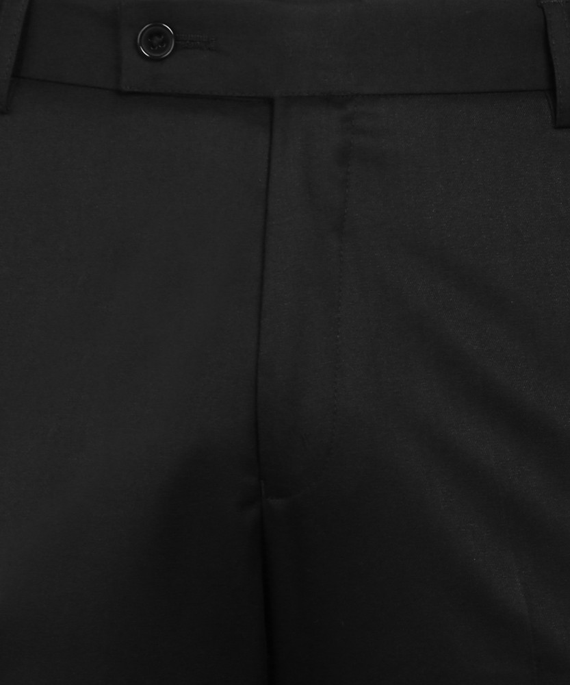 Buy ShreeRam Slim Fit Men Black Cotton Lycra Blend Trousers 26Black at  Amazonin