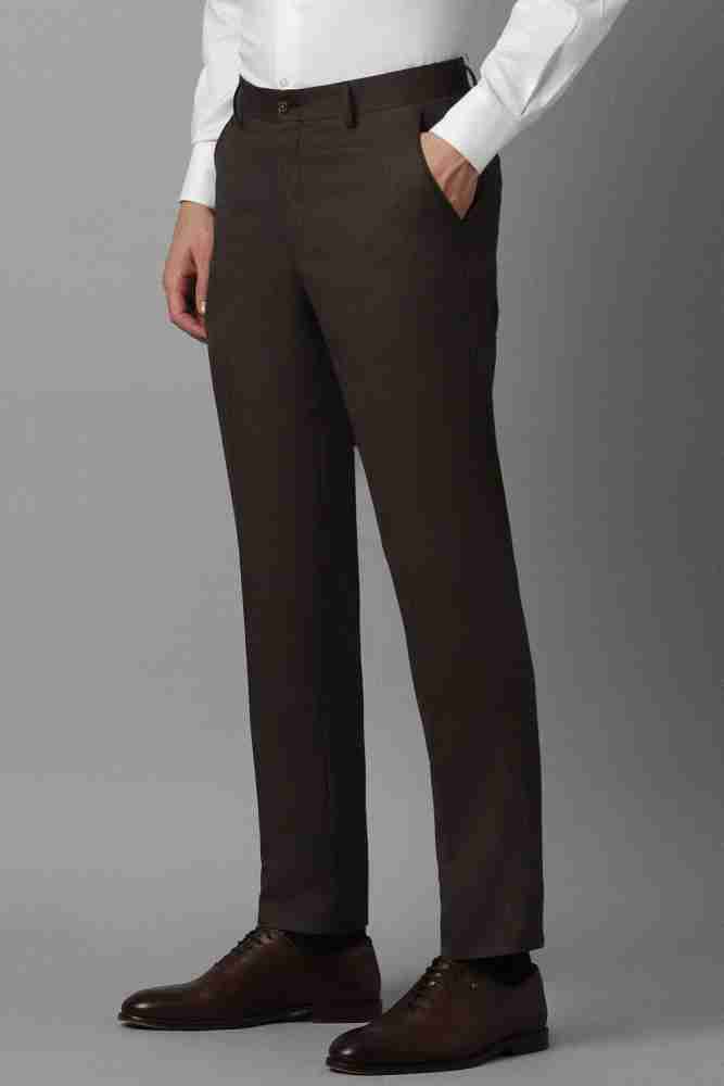 Brown Polyester Trousers