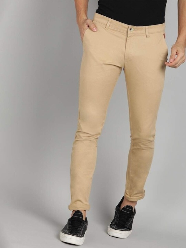 Buy Michael Kors Men Khaki Solid Skinny Chinos Online  731117  The  Collective