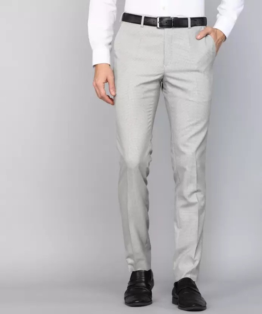 Upto 20 Off  Dark Silver Regular Fit Double Pocket Trousers  Italian  Crown