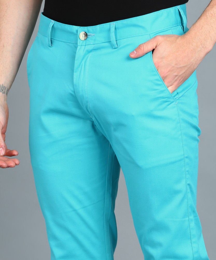 CONCITOR Men's Solid AQUA GREEN Color Dress Pants Flat Front Trousers sz 30  x 32 : Amazon.in: Clothing & Accessories