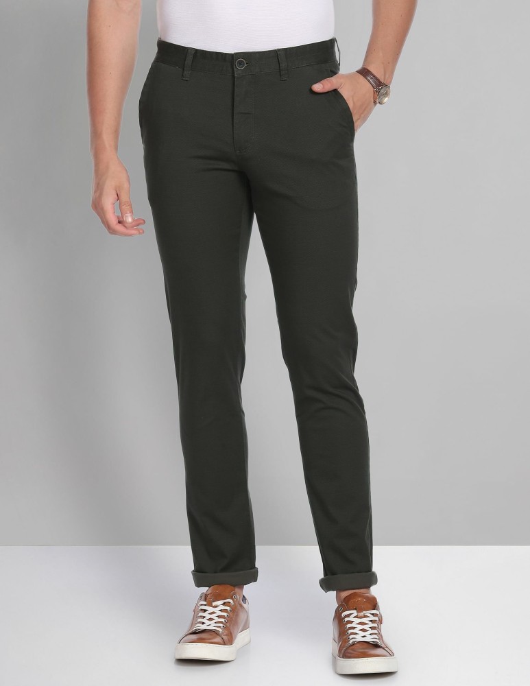 Dark Green Trousers - Buy Dark Green Trousers online in India