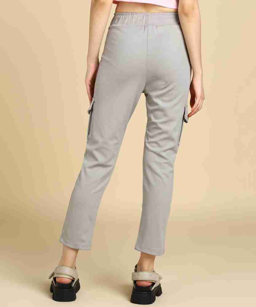 Robecult Regular Fit Women Grey Trousers - Buy Robecult Regular Fit Women  Grey Trousers Online at Best Prices in India