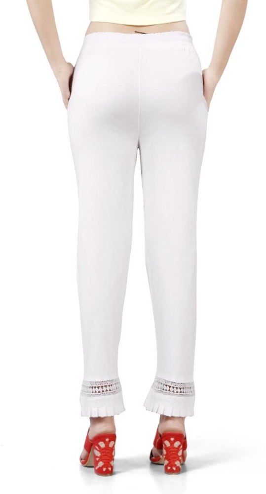 Alfani Womens Faux Leather Casual Trouser Pants, White, 2 