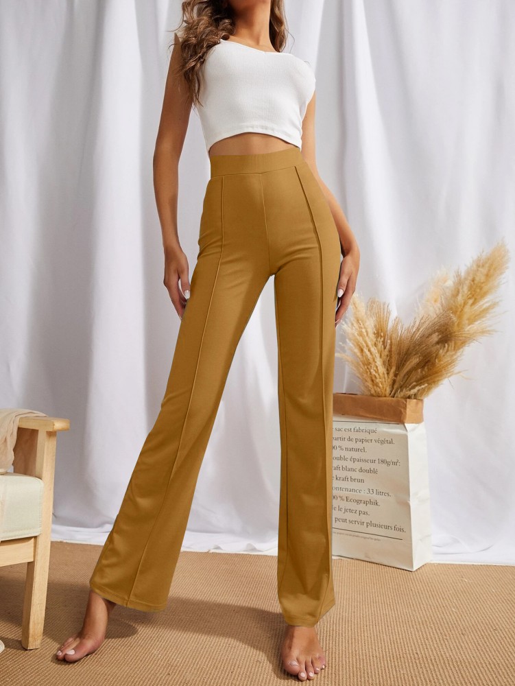 Madame Trousers and Pants  Buy Madame Women Camel Trousers Online  Nykaa  Fashion