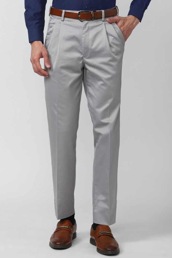 Buy Men Beige Textured Regular Fit Formal Trousers Online  39562300  Peter  England