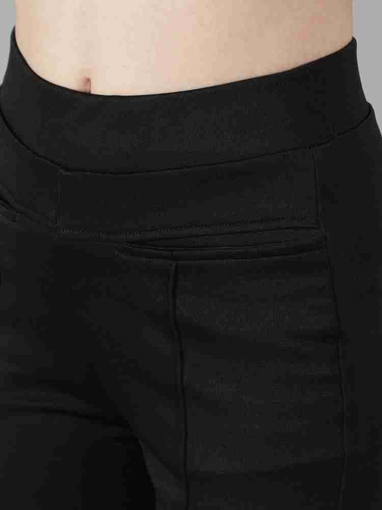 Plus Size Regular Fit Women Black Trousers - Buy Plus Size Regular Fit Women  Black Trousers Online at Best Prices in India