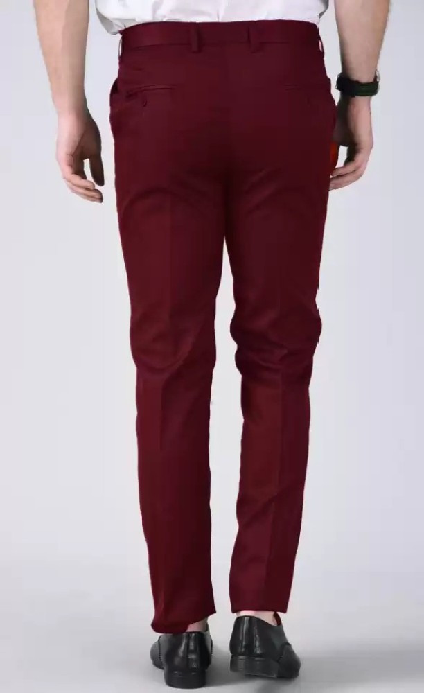 Update more than 86 maroon trousers mens combination - in.cdgdbentre