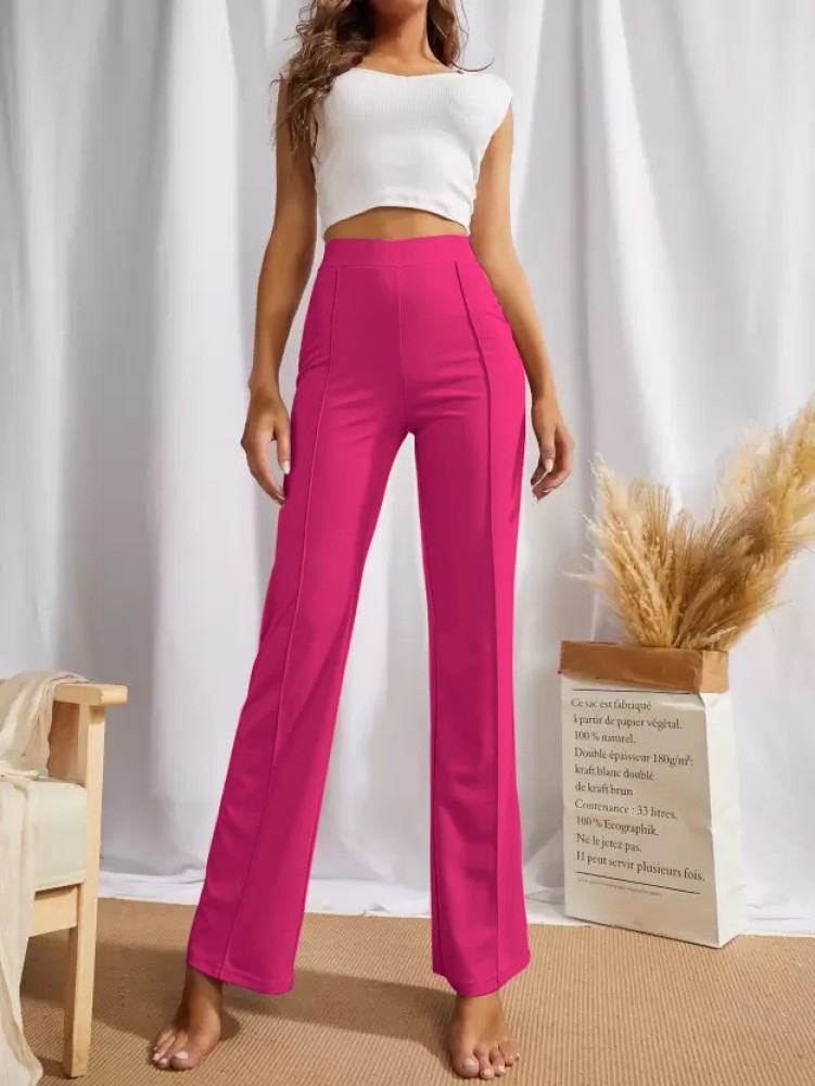 Foxter Regular Fit Women Black Trousers - Buy Foxter Regular Fit Women  Black Trousers Online at Best Prices in India