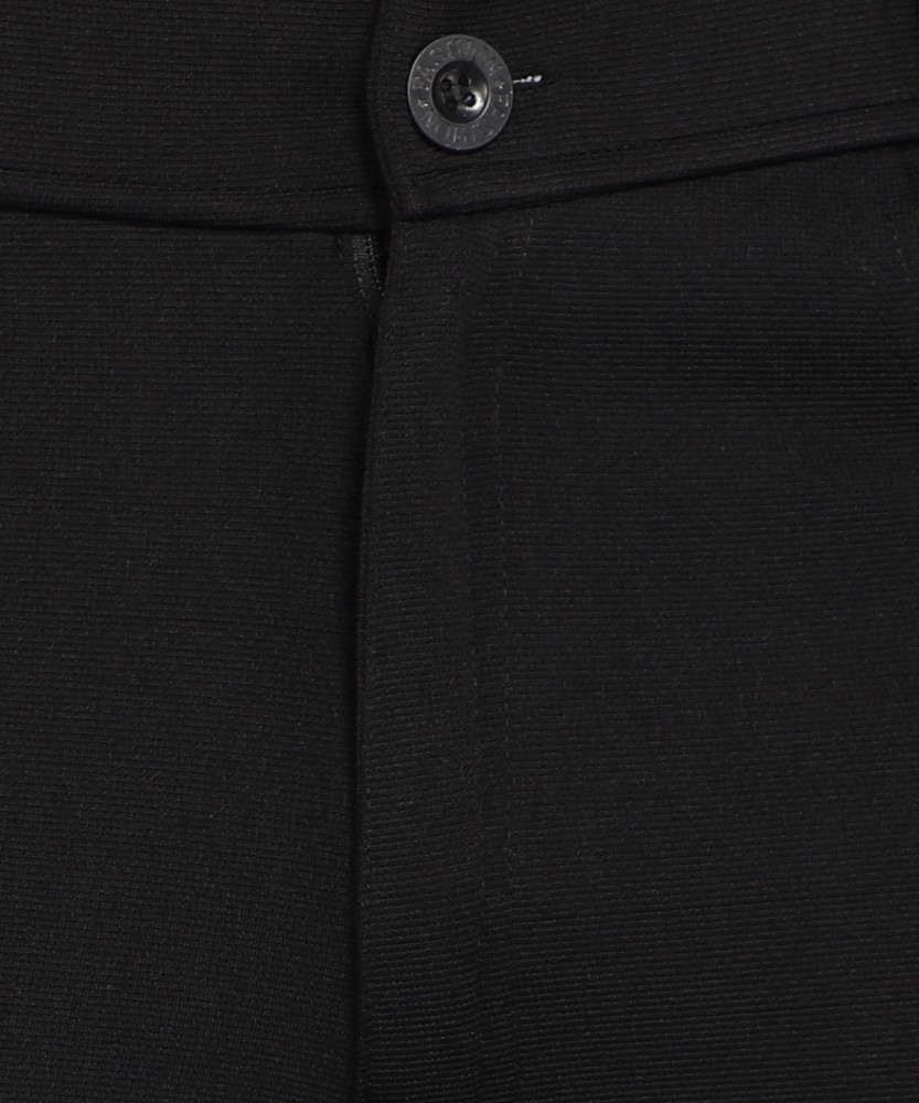 We Perfect Slim Fit Men Black Trousers - Buy We Perfect Slim Fit Men Black  Trousers Online at Best Prices in India