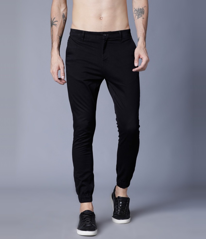 HIGHLANDER Slim Fit Men Black Trousers  Buy BLACK HIGHLANDER Slim Fit Men  Black Trousers Online at Best Prices in India  Flipkartcom