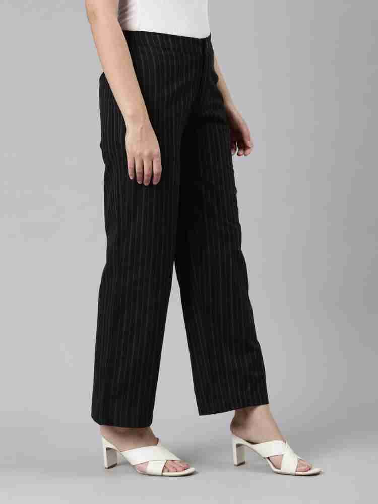 GO COLORS Relaxed Women Black Trousers - Buy GO COLORS Relaxed Women Black  Trousers Online at Best Prices in India