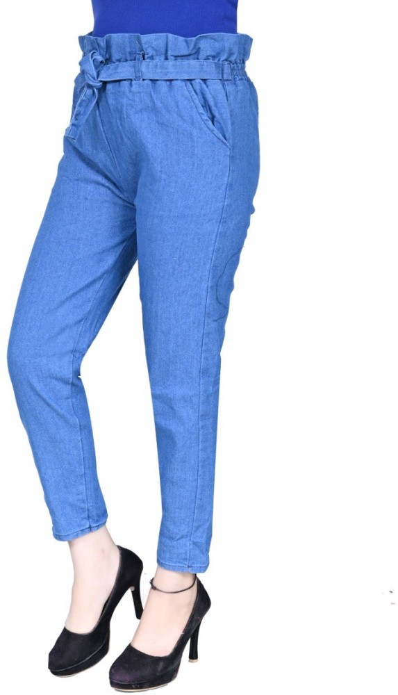 GORIYA Jogger Fit Women Blue Jeans - Buy GORIYA Jogger Fit Women