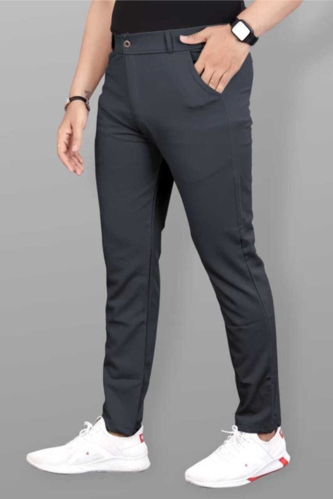 We Perfect Regular Fit Men Grey Trousers - Buy We Perfect Regular Fit Men  Grey Trousers Online at Best Prices in India