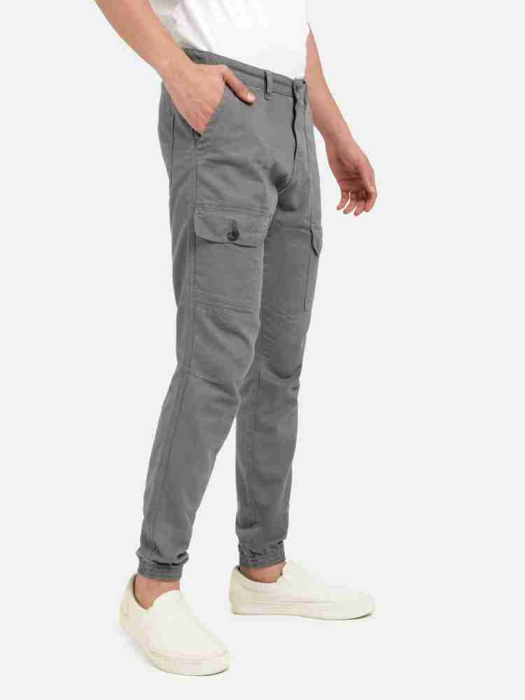 Buy Iron Grey Trousers & Pants for Men by IVOC Online