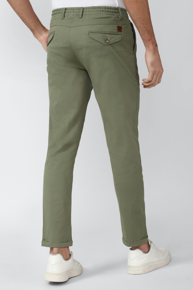 Buy Men White Textured Super Slim Fit Trousers Online  183366  Peter  England