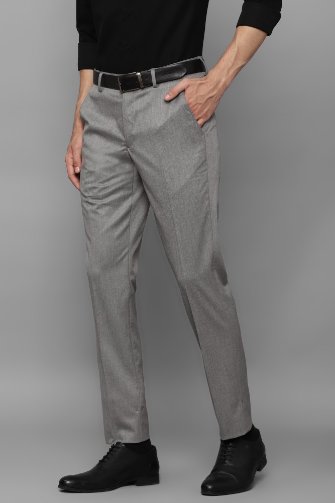 Buy Louis Philippe Textured Slim Fit Trousers - Trousers for Men 23558388