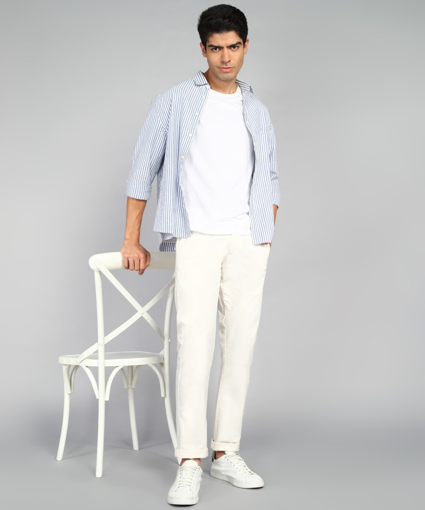 Allen solly store linen trousers