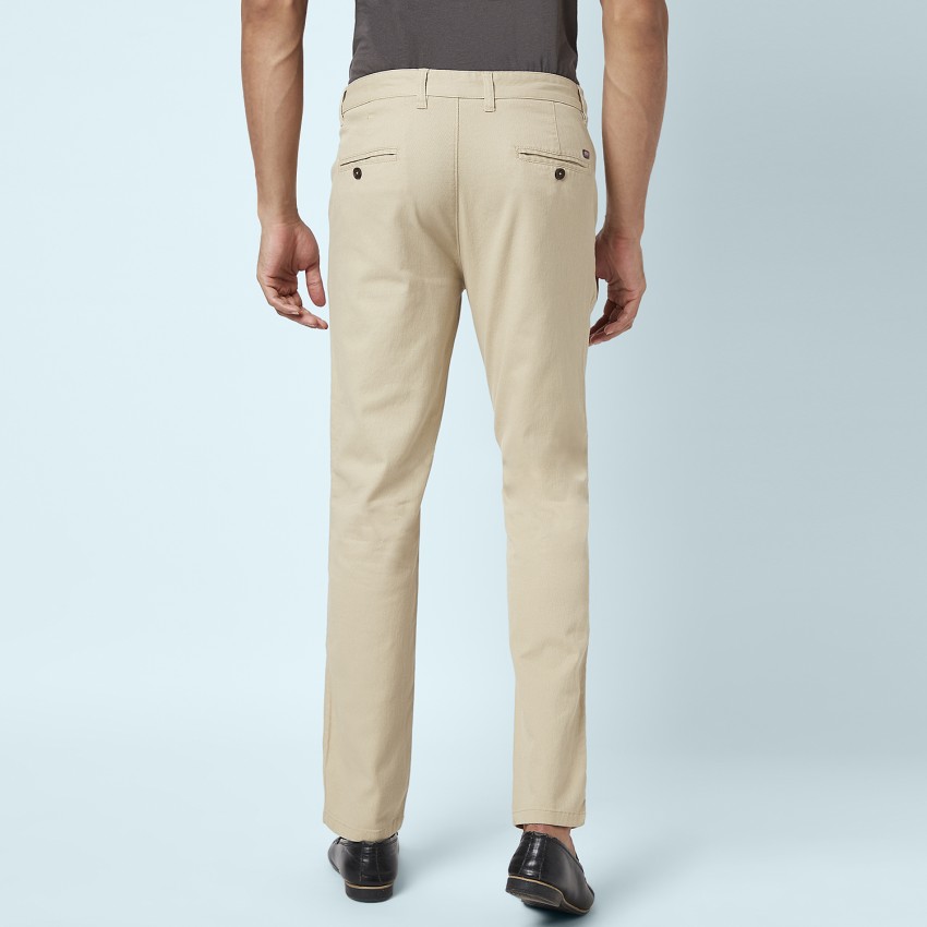 Byford by Pantaloons Regular Fit Men White Trousers - Buy Byford by  Pantaloons Regular Fit Men White Trousers Online at Best Prices in India